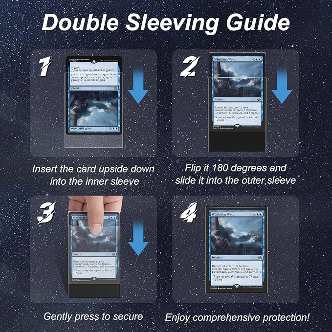 1200 Pack Card Sleeves, Perfect Fit Inner Sleeves Ideal - Image 4