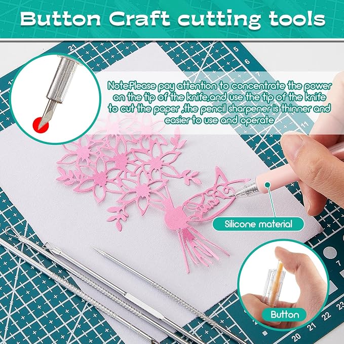Lanties 24 Pcs Craft Knife Pen Set, 6 Craft Knives - Image 4