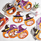 gisgfim 80Pcs Halloween Cutouts Witch Party Decorations Bulletin Board Pumpkins - Image 4
