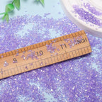 15 Colors Transparent Crushed Glass Chips 225g/7.9oz, 2-4mm Shiny Irregular - Image 7