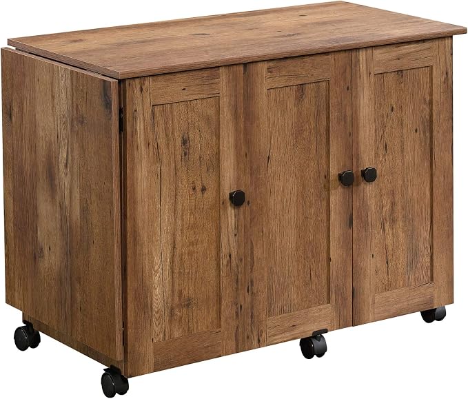 Sauder Miscellaneous Storage Sewing/Craft Cart/ Pantry cabinets, Vintage Oak by SAUDER%C2%AE