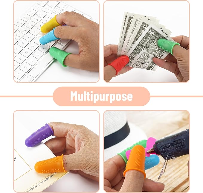 Mr. Pen- Hot Glue Gun Finger Protectors, Rubber Fingers Tips, Rubber Finger - Image 7