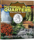 Whitman Coin Collector’s Board Coin Map US National Parks Quarter Series 2010 – by Unknown