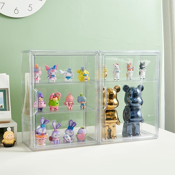 Acrylic Display Case for Collectibles 3 Tier Wall-Mounted Display Case - Image 2