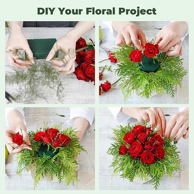 New 6 Pack Large Floral Flower Foam Blocks, Wet & Dry Florist Foam Styrofoam - Image 8