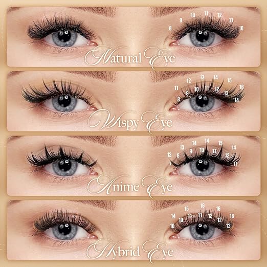 LASHVIEW Silk Mink Fake Eyelash Extensions 0.20 Thickness C Curl Mixed Tray - Image 6