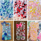 ASTARON 50g Mix Flatback Rhinestones Half Pearls - Image 4