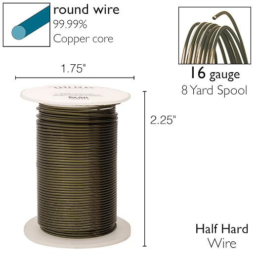 The Beadsmith Wire Elements 20-Gauge Lacquered Tarnish-Resistant Copper Wire - Image 4
