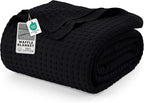 Utopia Bedding 100% Cotton Waffle Weave Blanket King Size by UTOPIABEDDING