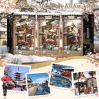 Fsolis Book Nook Kit for Adults – Japanese DIY 3D Wooden Puzzles | Japan Winter - Image 4