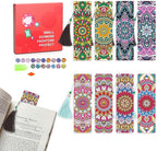 8 PC Diamond Art Bookmarks Kit for Adult Crafts Kit Gifts for Women Mandala | by CharySim