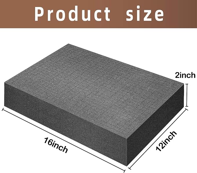 DECOHS 4 Pcs Pick and Pluck Foam- 16 x 12 x 2 Inch Pick Apart Foam Insert- - Image 2
