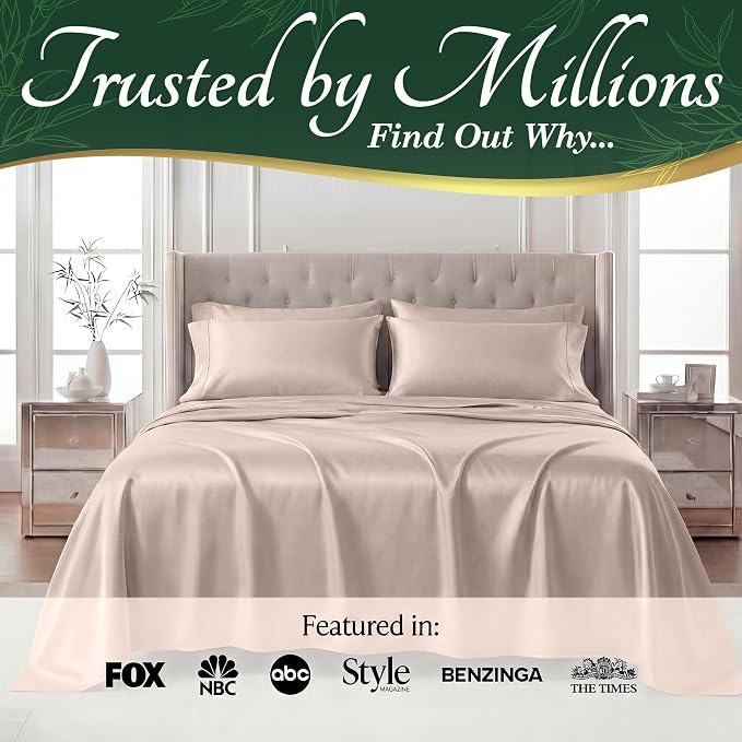 DECOLURE 100% Viscose Derived from Bamboo Sheets King Size - Image 5