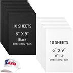 Innconee 20 Pcs 3mm Embroidery Foam EVA Foam Sheets by Innconee