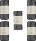 5 Skeins of Sensy Premium 2mm 251 Yards Polyester Rope 100% Polypropylene Cord by SSENSY