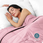 Bare Home Weighted Blanket Full or Queen Size 15lb - Image 2
