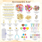 Ecoofor 502 Pcs Keychain Making Kit - Image 2