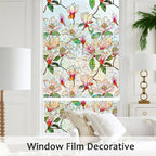 Window Privacy Film Stained Glass Window Film Decorative, Static Cling Rainbow - Image 9