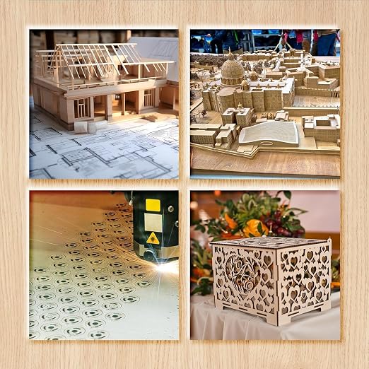 36 Pack Basswood Sheets Board 1/8 Inch Unfinished Wood, 3mm Plywood - Image 2