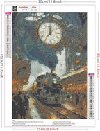 Lxmsja Train Station Diamond Art Kits - Image 6
