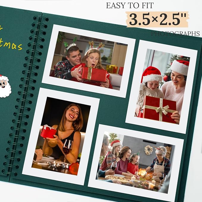 Scrapbook 7x7 Inch DIY Scrapbook Album Hardcover Kraft Paper 40 pages/20 sheets - Image 4
