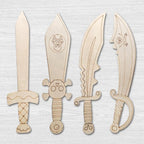 Le Shang 12 PCS Unfinished Wood Crafts, Spring Crafts - Image 7