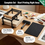 Printing Linocut Hand Lever Press Machine - Image 7