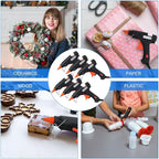 Zhengmy 6 Pcs Mini Glue Gun Crafts Hot Melt Guns Low Temp Glue - Image 6