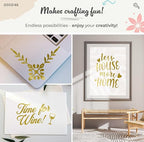 VViViD DECO65 Matte Pastel Gold Permanent Adhesive Craft Vinyl - Image 2