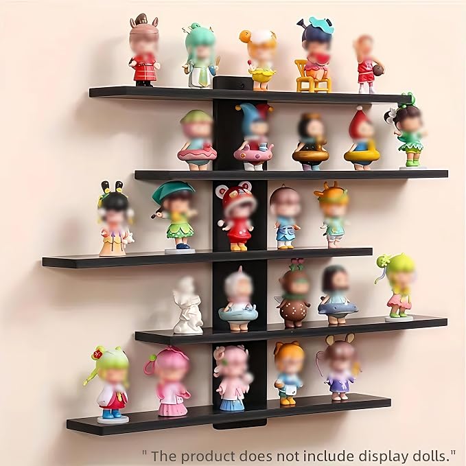 5-Tier Floating Wall Mounted Shelves, Wall Display Storage Shelf - Image 8