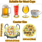 TDOOW Diamond Art Coasters, DIY Bee Diamond Art Kit - Image 4