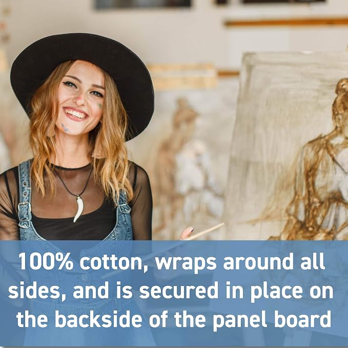 5 Pack 6" x 8" Value Canvas Panel by Artist's Loft - Image 5