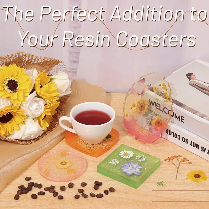Dried Pressed Flowers for Resin, Real Pressed Flowers Dry Leaves Bulk Natural - Image 7