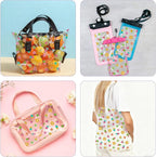 Printed TPU Jelly Faux Leather Fabric, 47.2 x 11.8 Inch Transparent Clear Jelly - Image 7