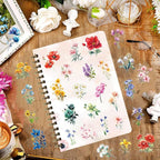 Transparent Flora Scrapbook Stickers Aesthetic Flowers Stickers | Transparent & - Image 3