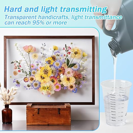 KISREL UV Resin 1000g-Upgraded UV Resin Kit, Hard Type Crystal Clear - Image 4