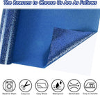 ​TORC Blue Glitter HTV Blue Heat Transfer Vinyl HTV Rolls - Image 2