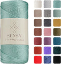 Sensy Premium 2mm 251 Yards Polyester Rope 100% Polypropylene Cord Macrame Cord by SSENSY