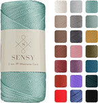 Sensy Premium 2mm 251 Yards Polyester Rope 100% Polypropylene Cord Macrame Cord by SSENSY