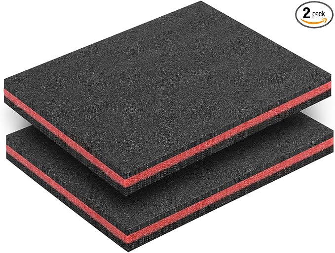 Tool Box Foam Inserts 2 Pack, Foam Inserts by Unknown