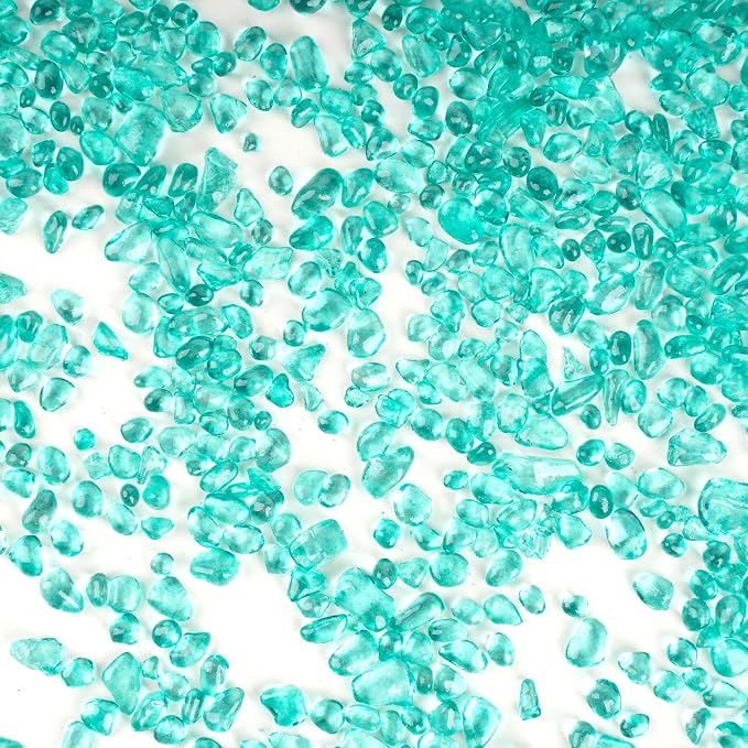Glass Stones, 1Lb/460g Irregular Sea Glass Dercorative Rocks Non-Toxic - Image 5