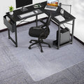 Chair Mat for Carpet, SALLOUS 46" x 60" Office Chair Mat for Carpeted Floors, Heavy Duty Vinyl Floor Mat with Grips, Floor Protector Computer Desk Mat for Home Office (Clear, Rectangular)