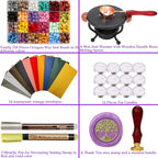 Wax Seal Stamp Kit, YIPLED 24 Colors 748 Pcs Sealing Wax Beads - Image 3