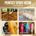 CRAFT RESIN Table Top Epoxy Resin Kit 1 Gallon – Ultra Clear, High-Gloss - Image 2