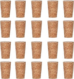 200 Pcs Natural Soft Wood Corks, Tapered Cork Wooden Beer Bottle Stopper - Image 8