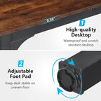 Tribesigns 78.7 Inches Extra Long Computer Desk 2 Person Desk, Double Long Desk - Image 7