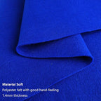 Jtnohx Color Felt, 1 Square Yard Felt Fabric, 1.4mm Thickness Flexible Craft - Image 4