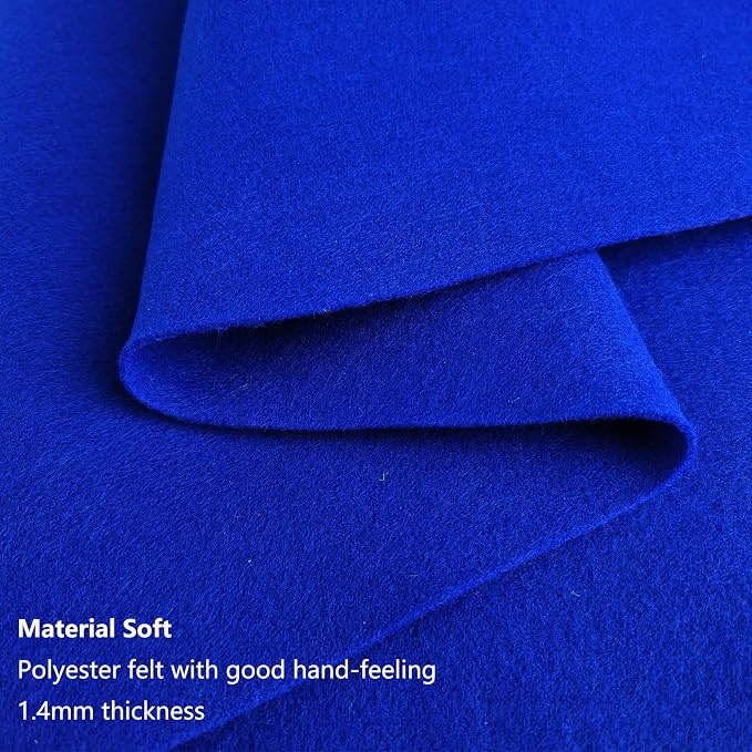 Jtnohx Color Felt, 1 Square Yard Felt Fabric, 1.4mm Thickness Flexible Craft - Image 4