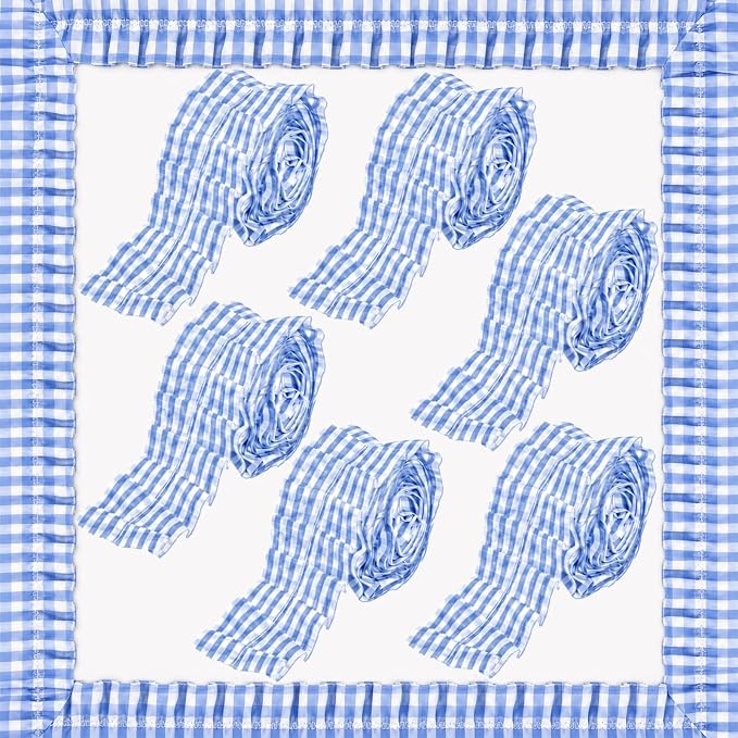 6 Rolls 40 Ft Ruffled Bulletin Board Borders Back to School Classroom Decor by ClassyWhimsy
