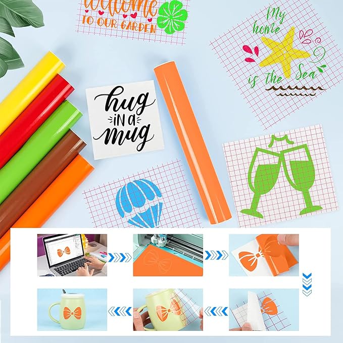 IModeur Glossy Orange Permanent Vinyl - Image 3